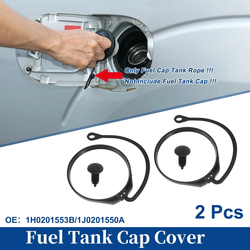 Fuel Tank Cap Tether O Ring Curved 2 Pack for Audi 90 (1993–1995)