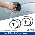 Fuel Tank Cap Tether O Ring Curved 2 Pack for Audi 90 (1993–1995)