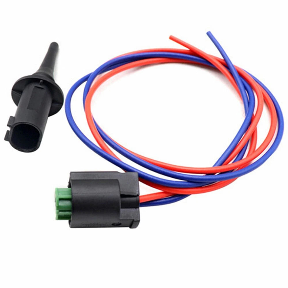 Outer Ambient Air Temperature Sensor & Plug For Mercedes C E CLC CLS GLK SLK SLR
