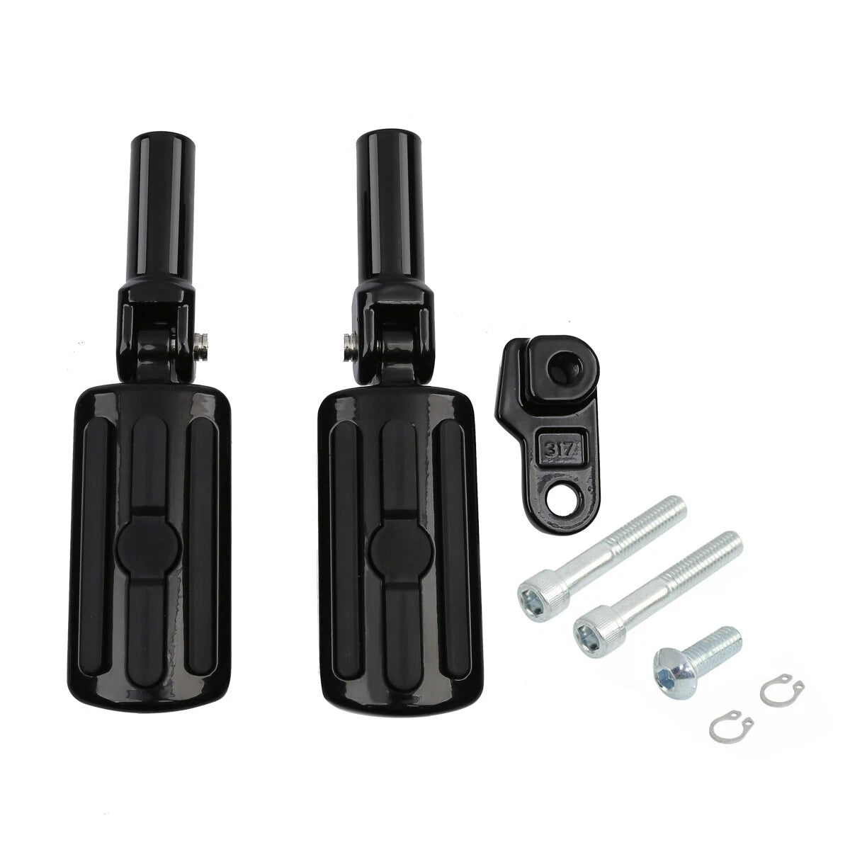 Passenger Footpeg Mount Bracket for Harley Softail Slim (2012–2017) & Cross Bones (2008–2011)