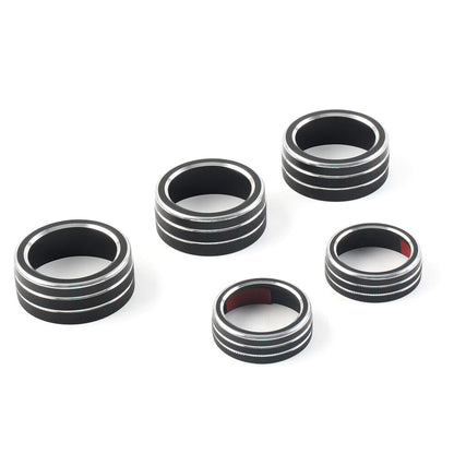Control Switch Knob Ring Cover Trim for Honda Accord (2018–2022) Black