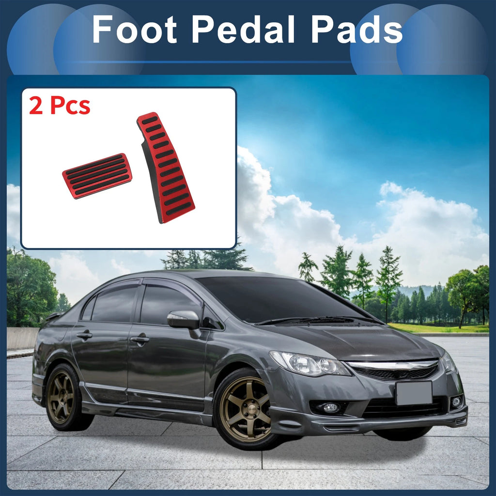 2 Pcs Foot Accelerator Pedal Covers Front for Honda Civic (2006–2009)