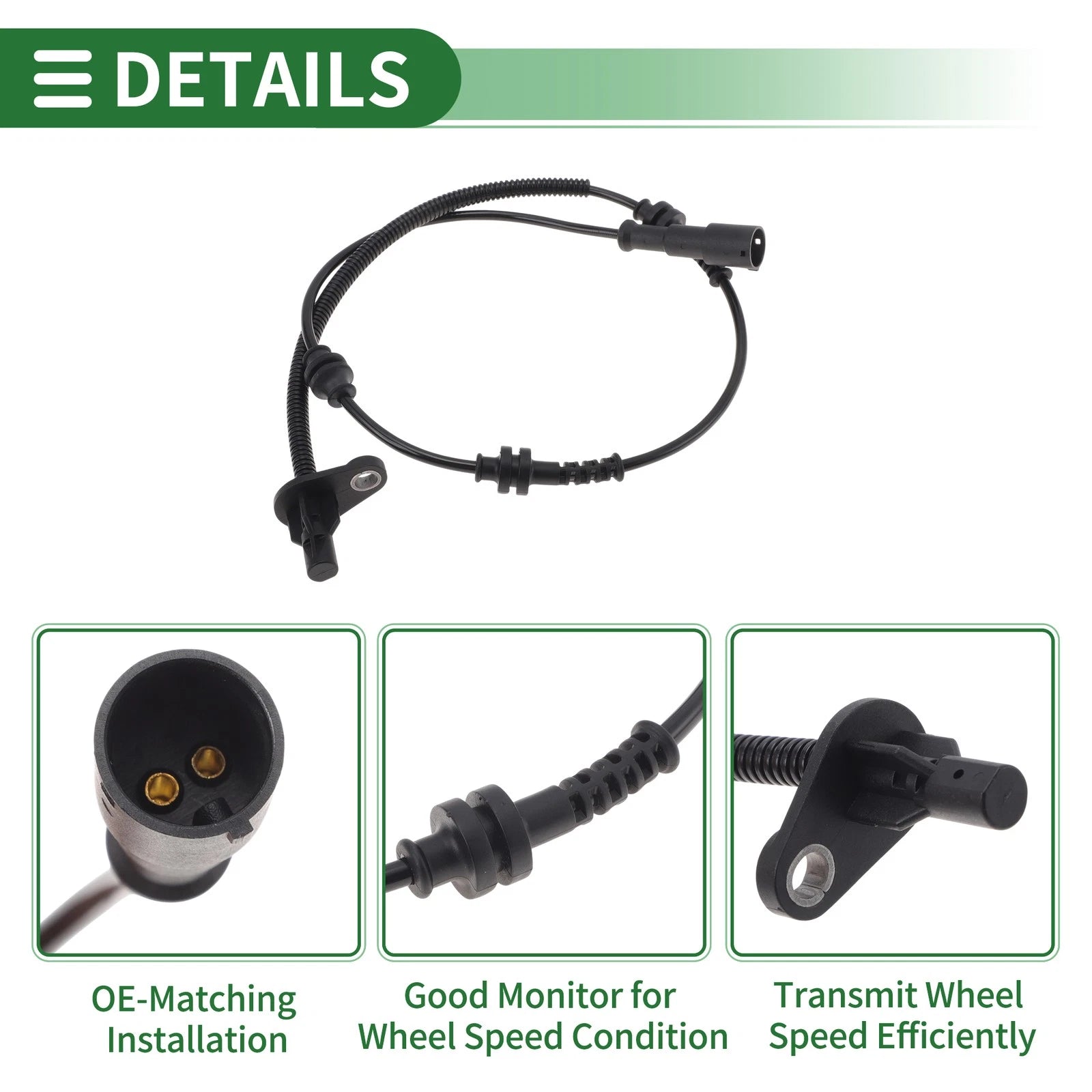 ABS Wheel Speed Sensor No. 90921277 for Buick Excelle (2013) Front Right
