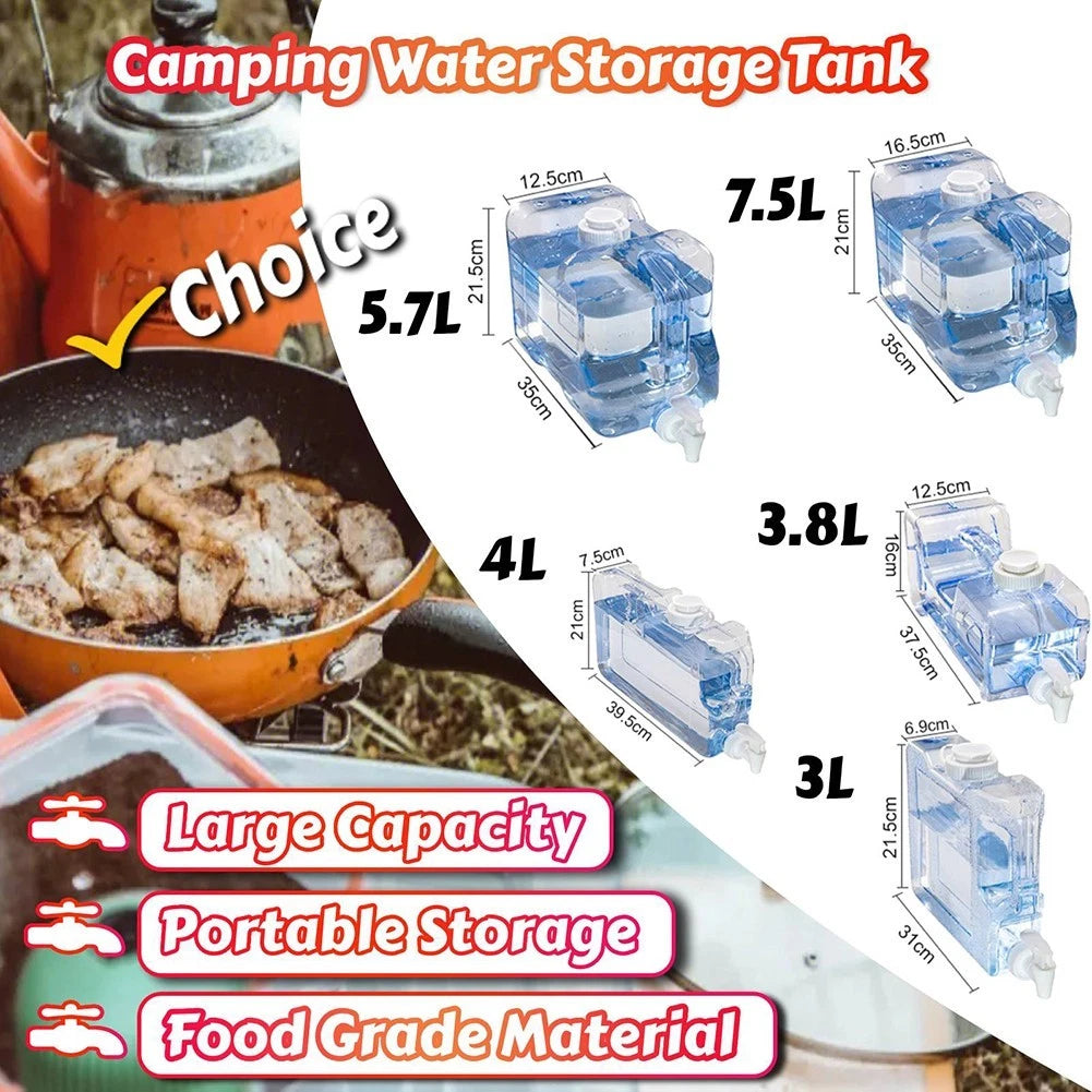 Plastic Water Dispenser 37.5L with Faucet for Beverage Serving