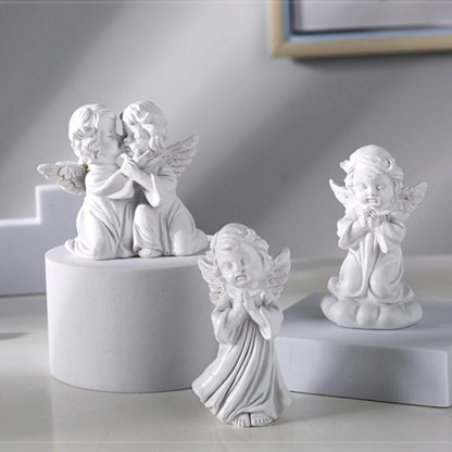 White Girl Angel Nordic Retro Ornament for Home Decor