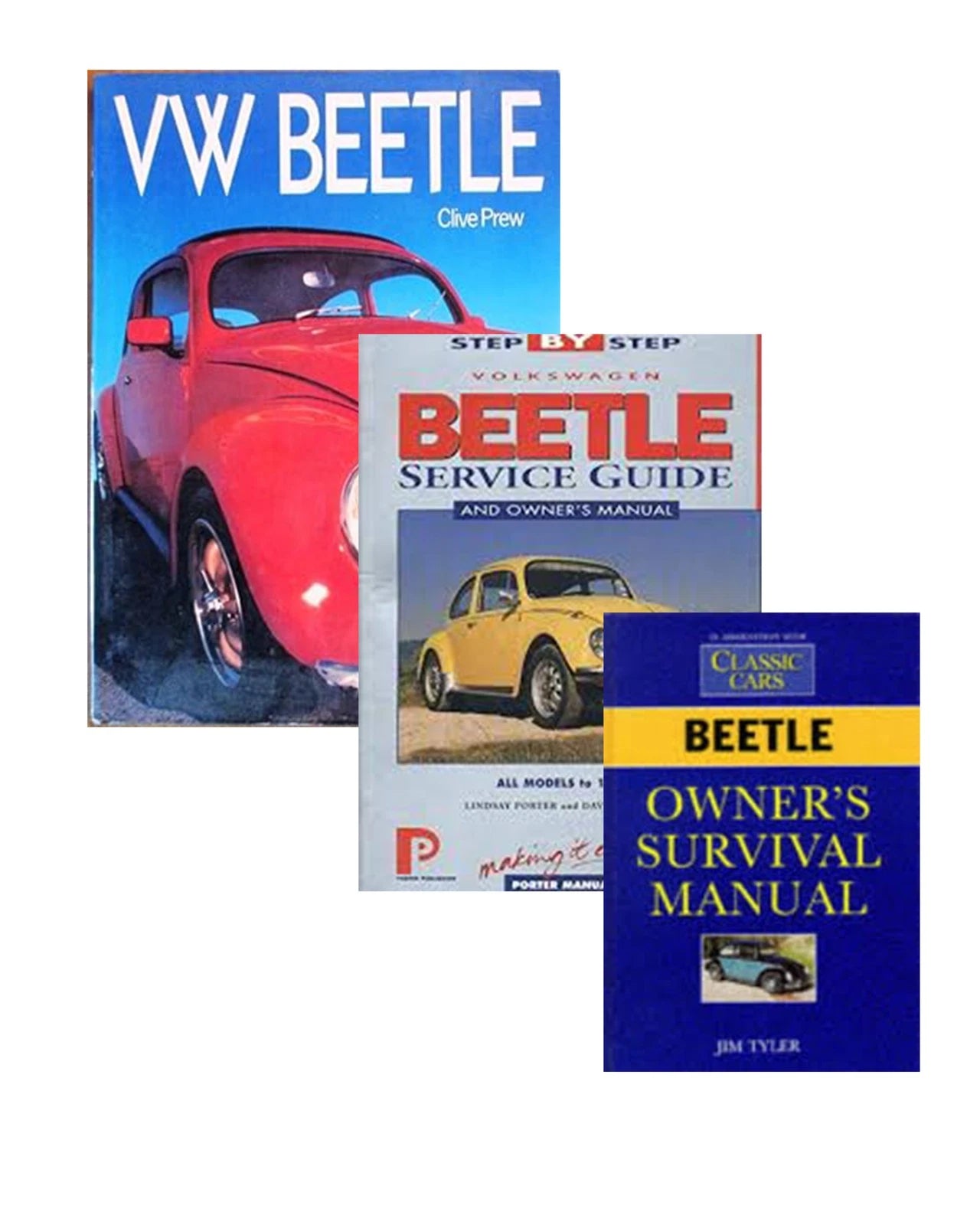 3 Book Set for VW Beetle (1968–2005)