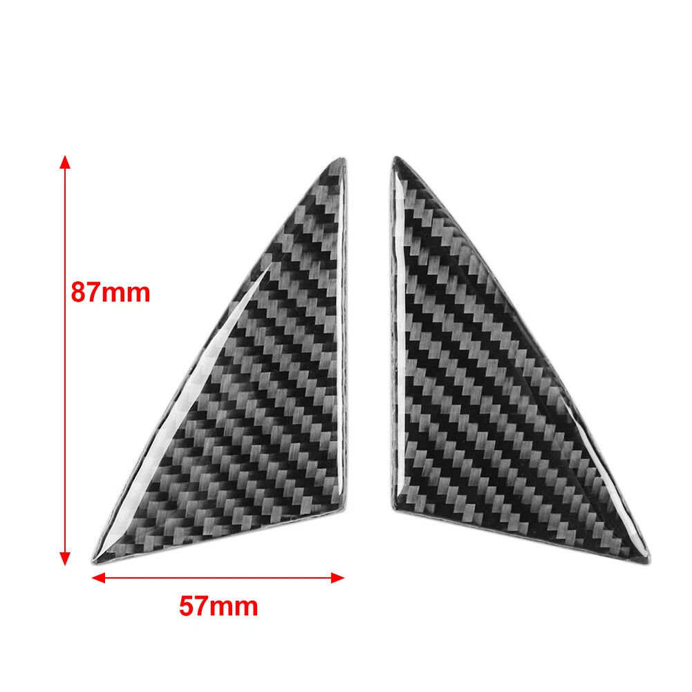 2X A Pillar Panel Front Triangle Cover Trim for Kia Stinger (2018–2023)