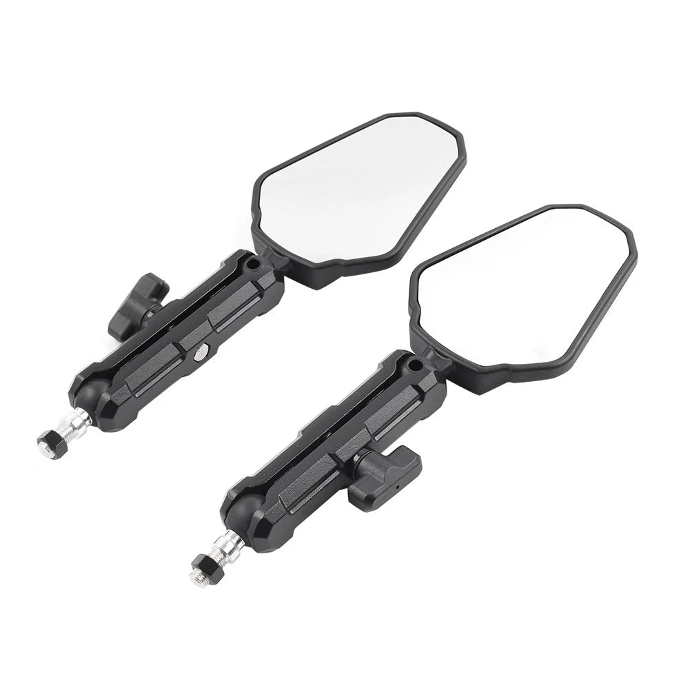 Motorcycle Mirror 7/8" Handlebar Mount M10 M8 for Kawasaki KLR, Suzuki