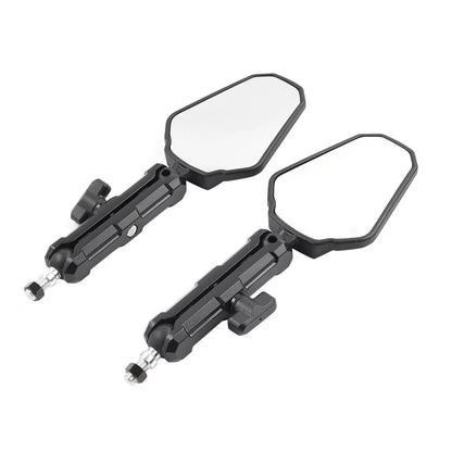 Motorcycle Mirror 7/8" Handlebar Mount M10 M8 for Kawasaki KLR, Suzuki