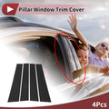 Window Trim Door Pillar Front Left Right Set for Mitsubishi Triton L200 (2016–2024)