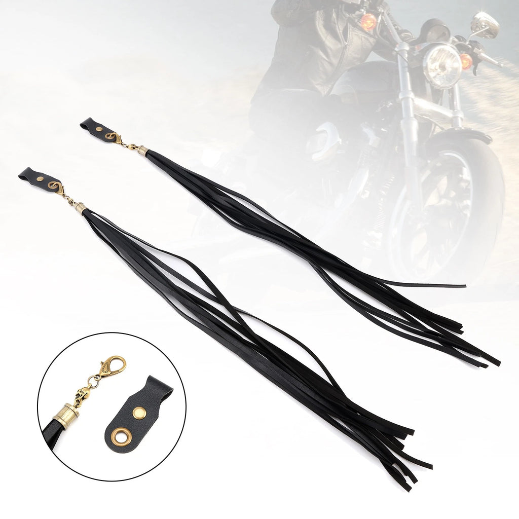 2X Brake Lever Grip Tassel for Harley Dyna, Road Glide, Road King