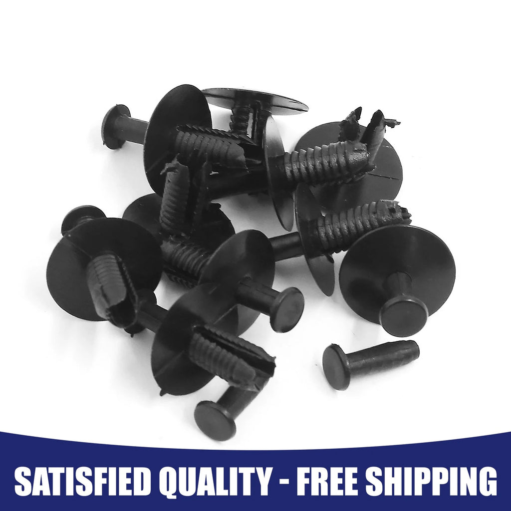 Hole Plastic Push Rivet Retainer Bumper Pin Clips for BMW (Qty 4) (2006–2020)