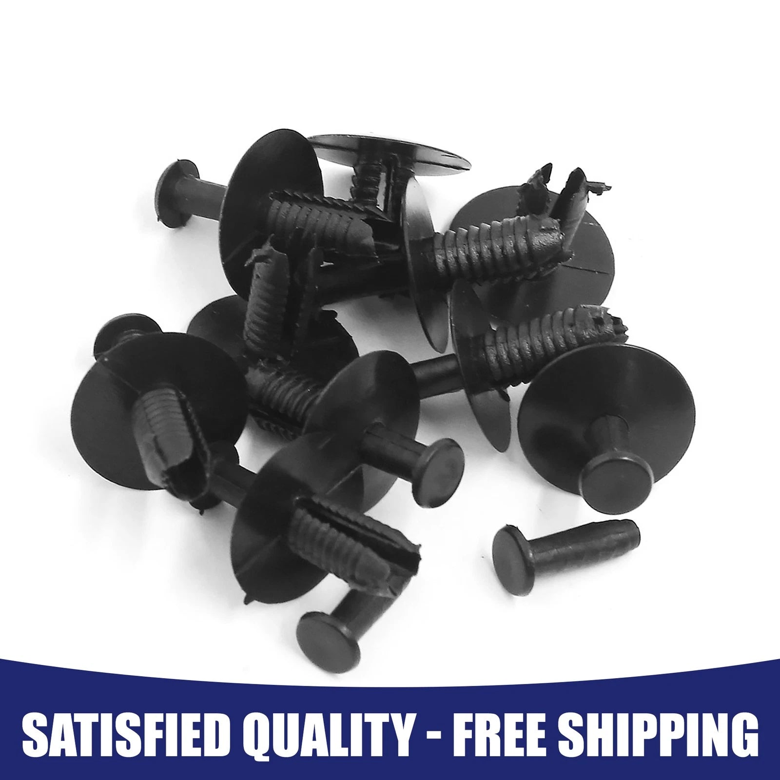 Hole Plastic Push Rivet Retainer Bumper Pin Clips for BMW (Qty 4) (2006–2020)