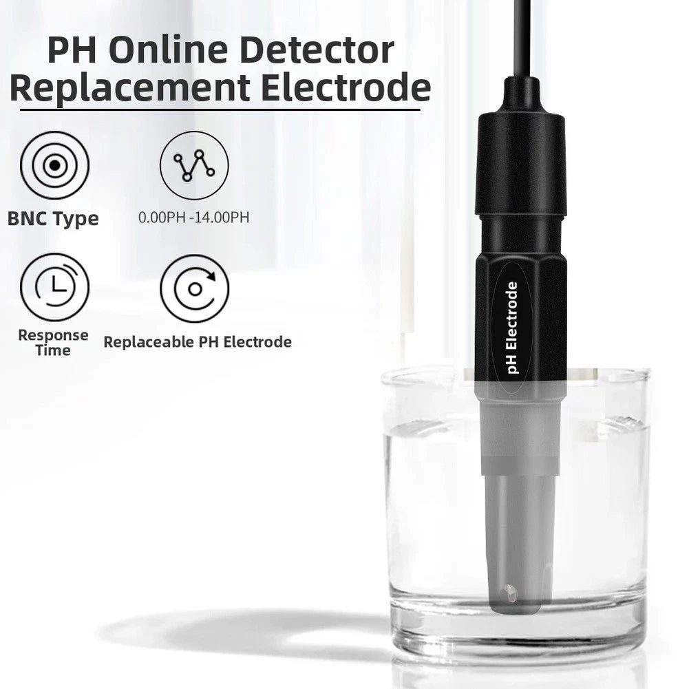 pH Sensor Probe for Water Testing (201H) with 1.2m or 2m Cable
