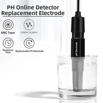 pH Sensor Probe for Water Testing (201H) with 1.2m or 2m Cable