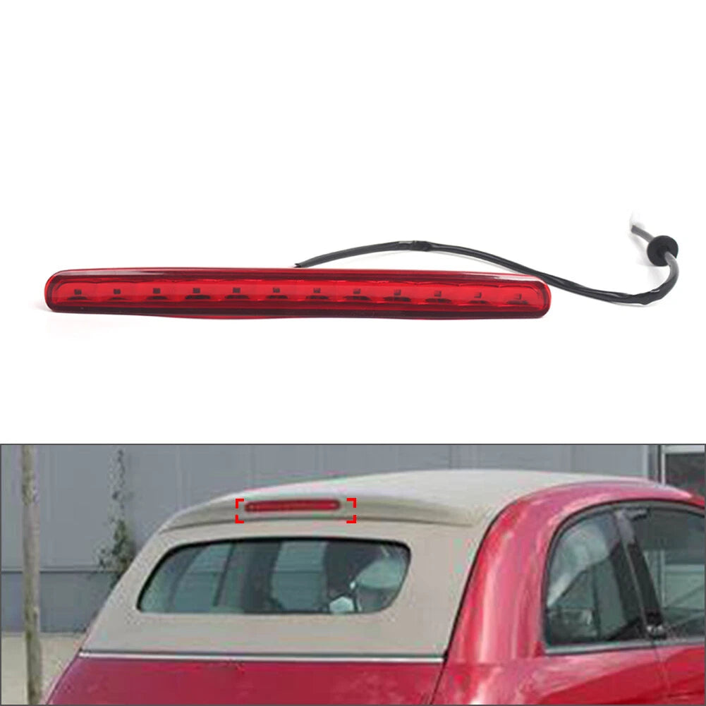 Red Rear High Mount Stop Brake Light 77365246 for Fiat 500 (2009–2019)
