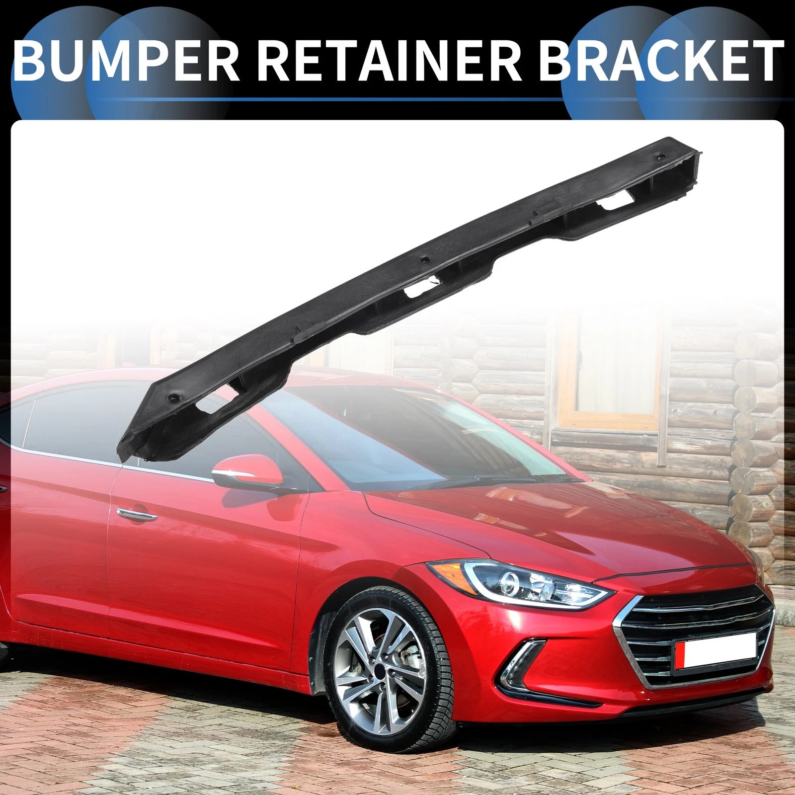 Left Front Bumper Retainer Bracket for Hyundai Elantra (2011–2016)