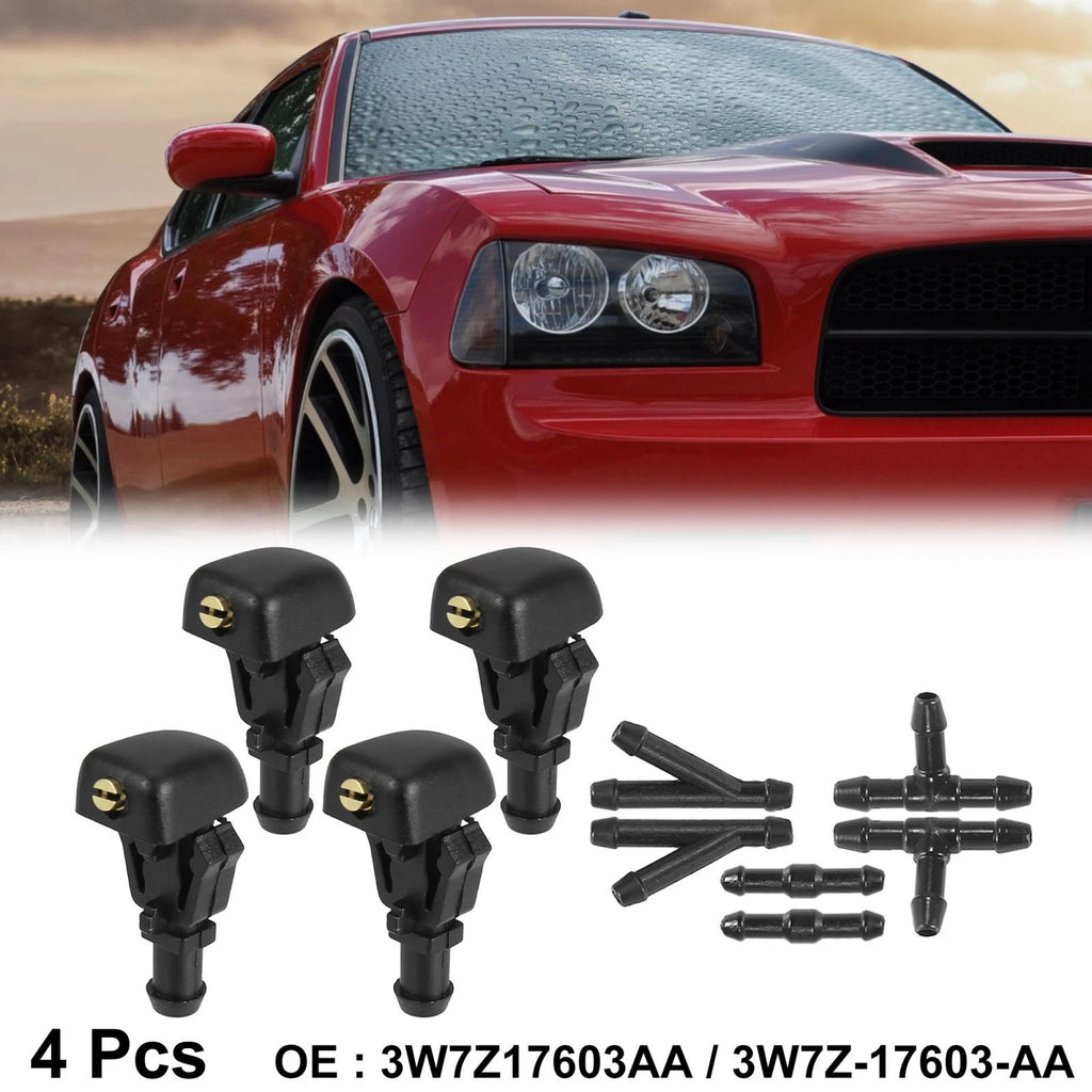 Windshield Washer Nozzle Kit Front Set for Ford F-150 (2004–2014)