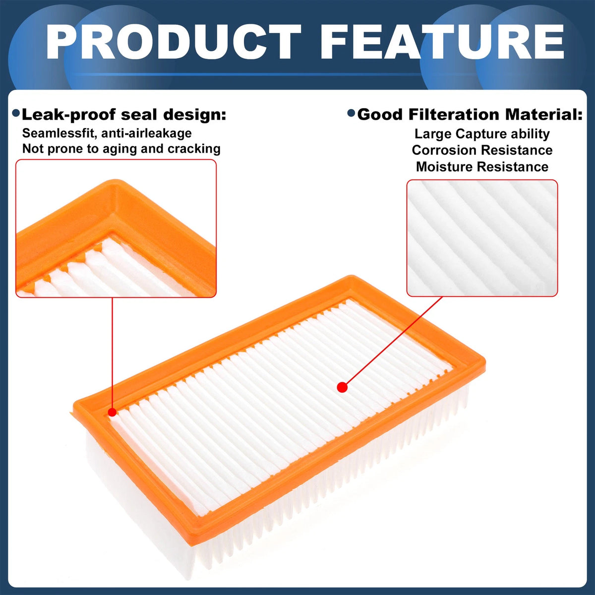 Cabin Air Filter No. 28113H9100 for Hyundai Accent (2018–2022)