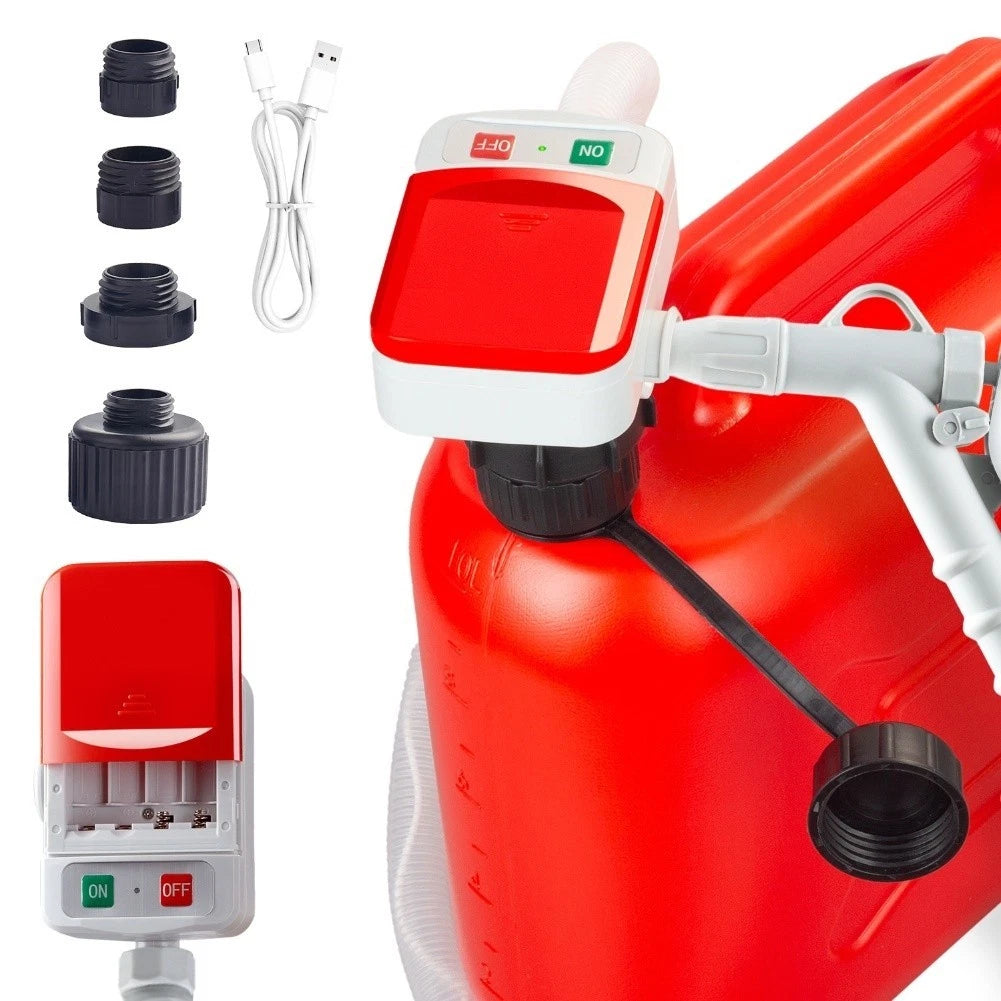 Manual Oil Pump USB with 4 Adapters for Wide Fuel Compatibility