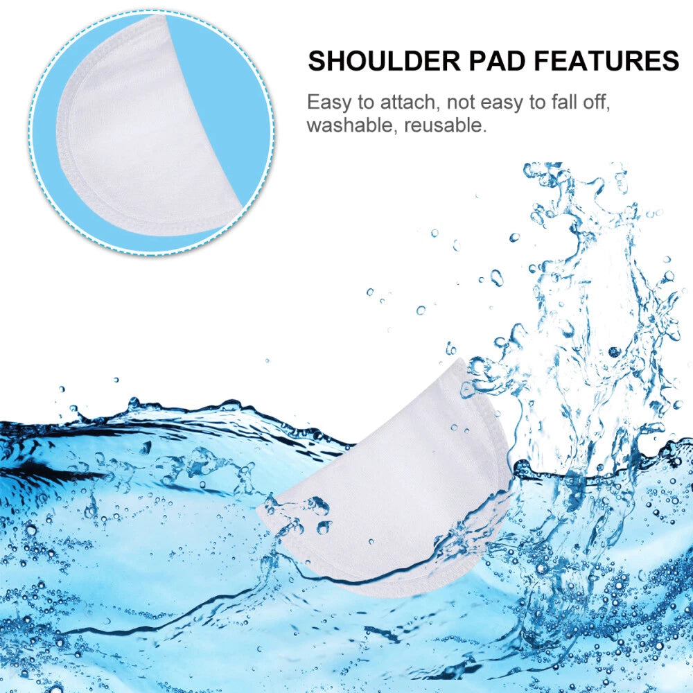 1 Pair Covered Shoulder Pads for Universal Fit