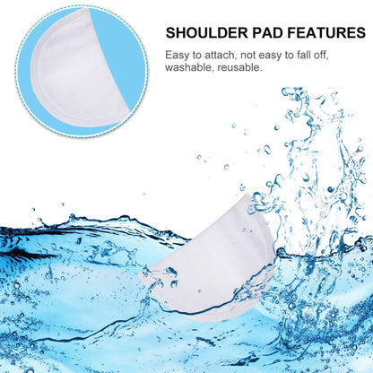 1 Pair Covered Shoulder Pads for Universal Fit