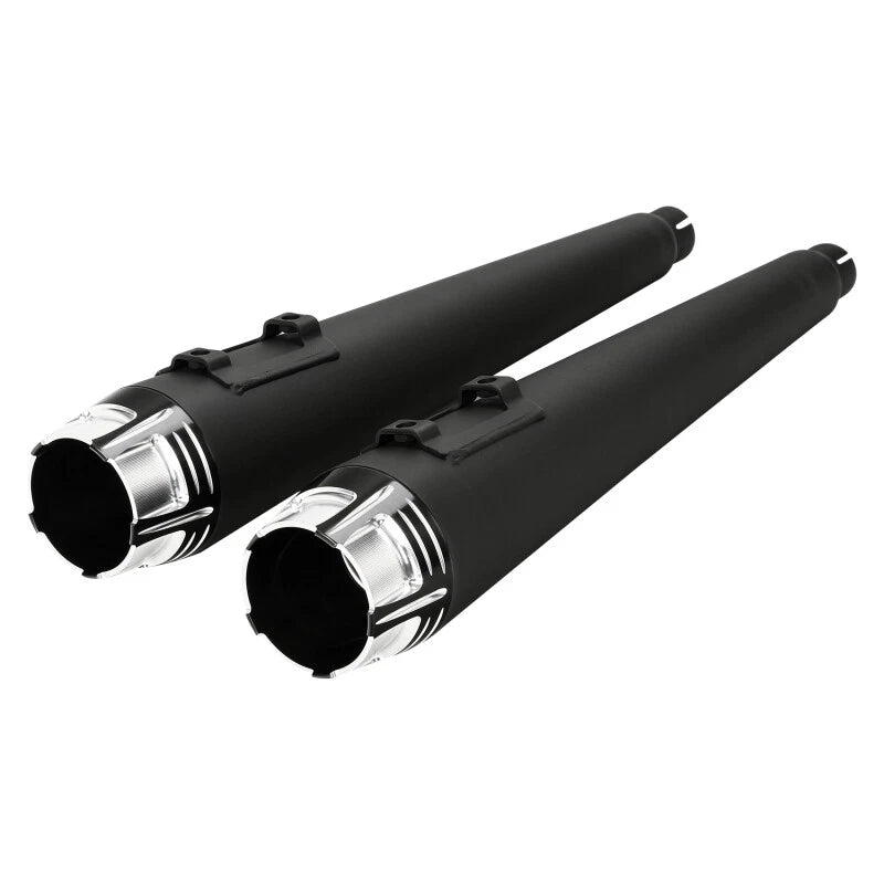 4" Slip-On Megaphone Mufflers Exhaust for Harley Touring Road Glide (1995–2016)