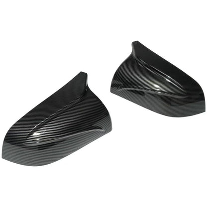 For Tesla Model 3 Rearview Mirror Housing Covers Carbon Texture ABS 2017-2025
