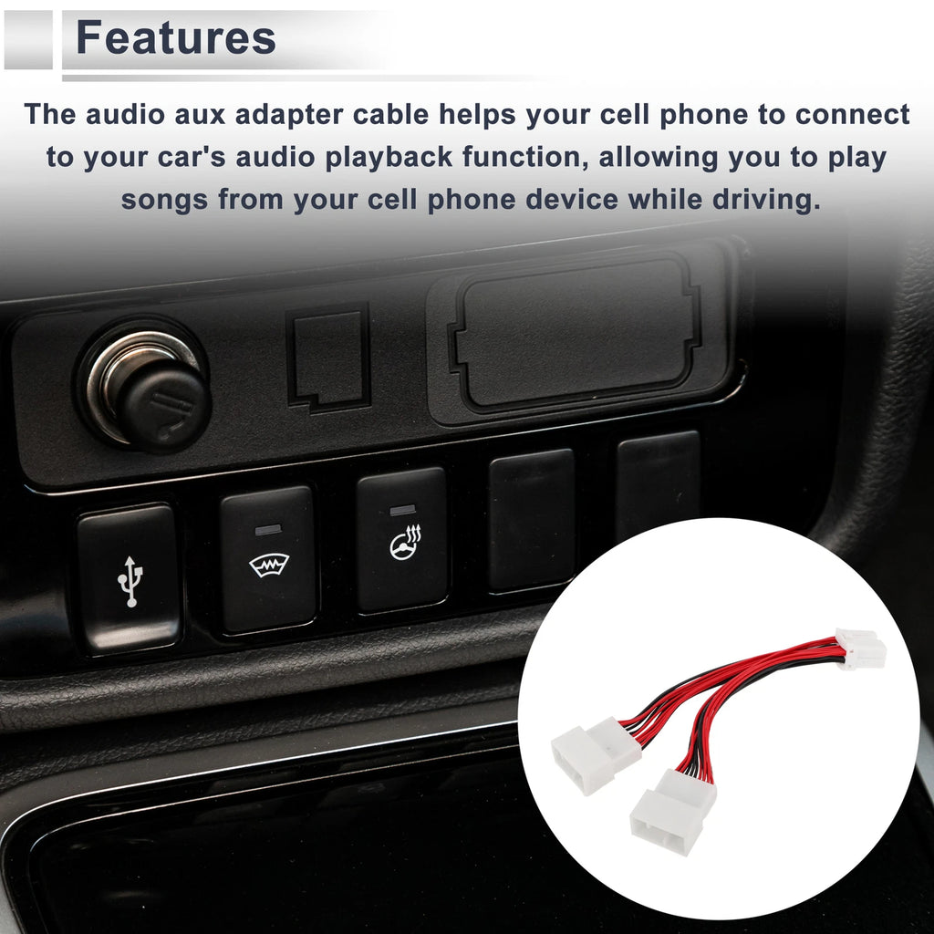 Audio Aux Adapter Cable for Honda Accord (2003–2011)