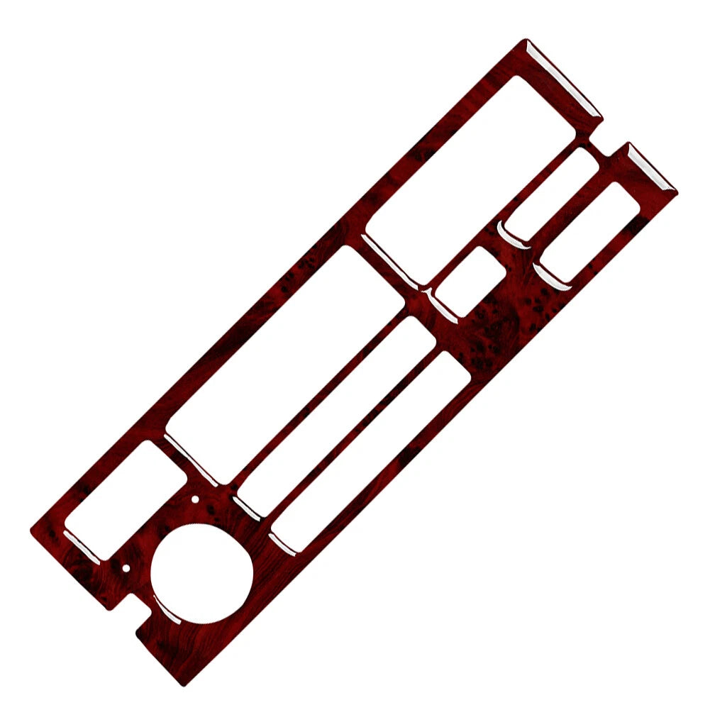 1pc Red Wood Grain Radio CD Panel Trim for BMW 3 Series E36 (1994–1996)