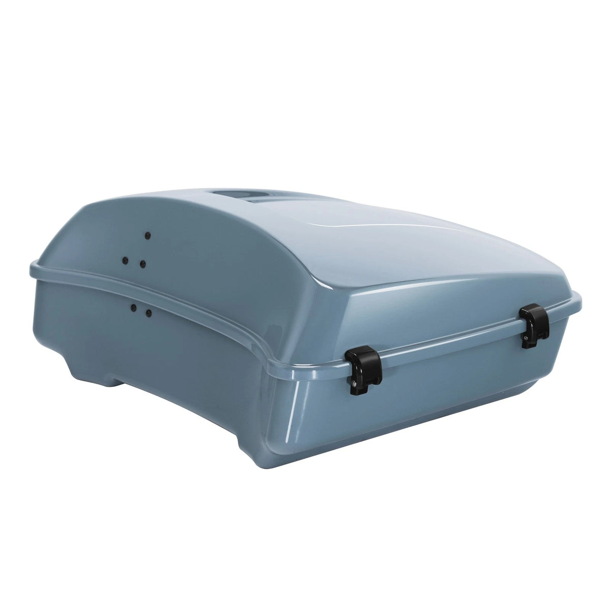 Chopped Trunk for Harley Road Street Glide (2014–2025) Sharkskin Blue Firestorm