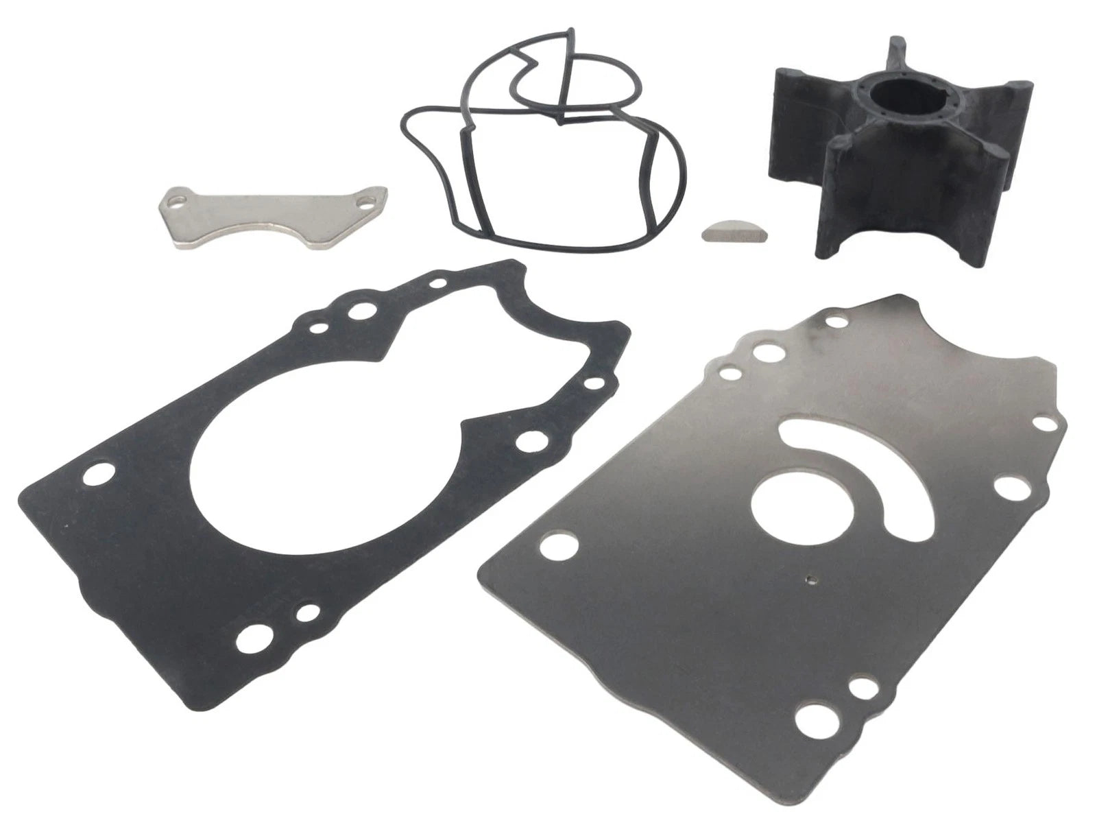 Outboard Water Pump Impeller & Plate for Suzuki 4-S (17461-93J00, 17471-98J01)