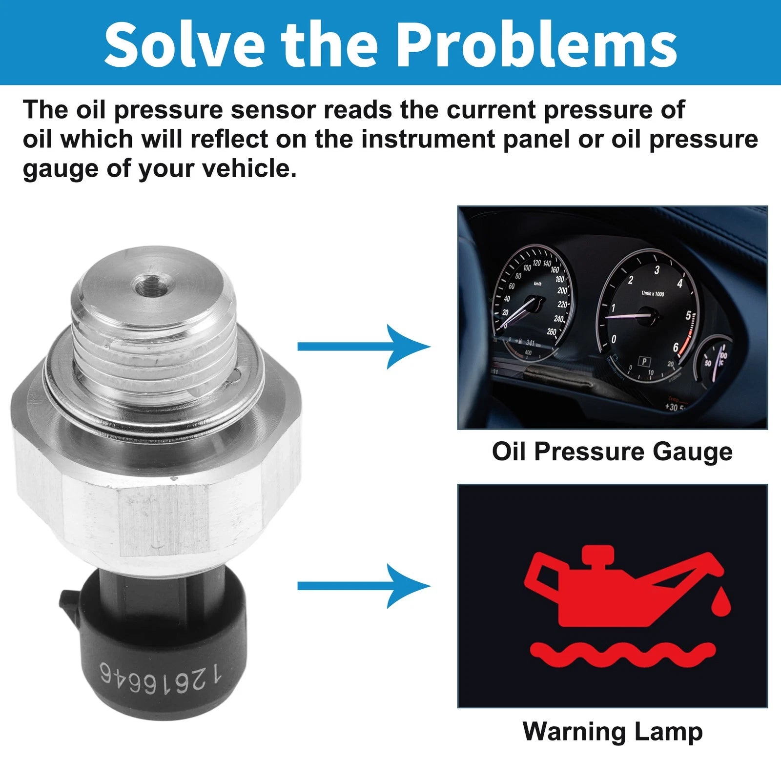 Engine Oil Pressure Sensor Replacement for Buick LaCrosse (2008–2009)