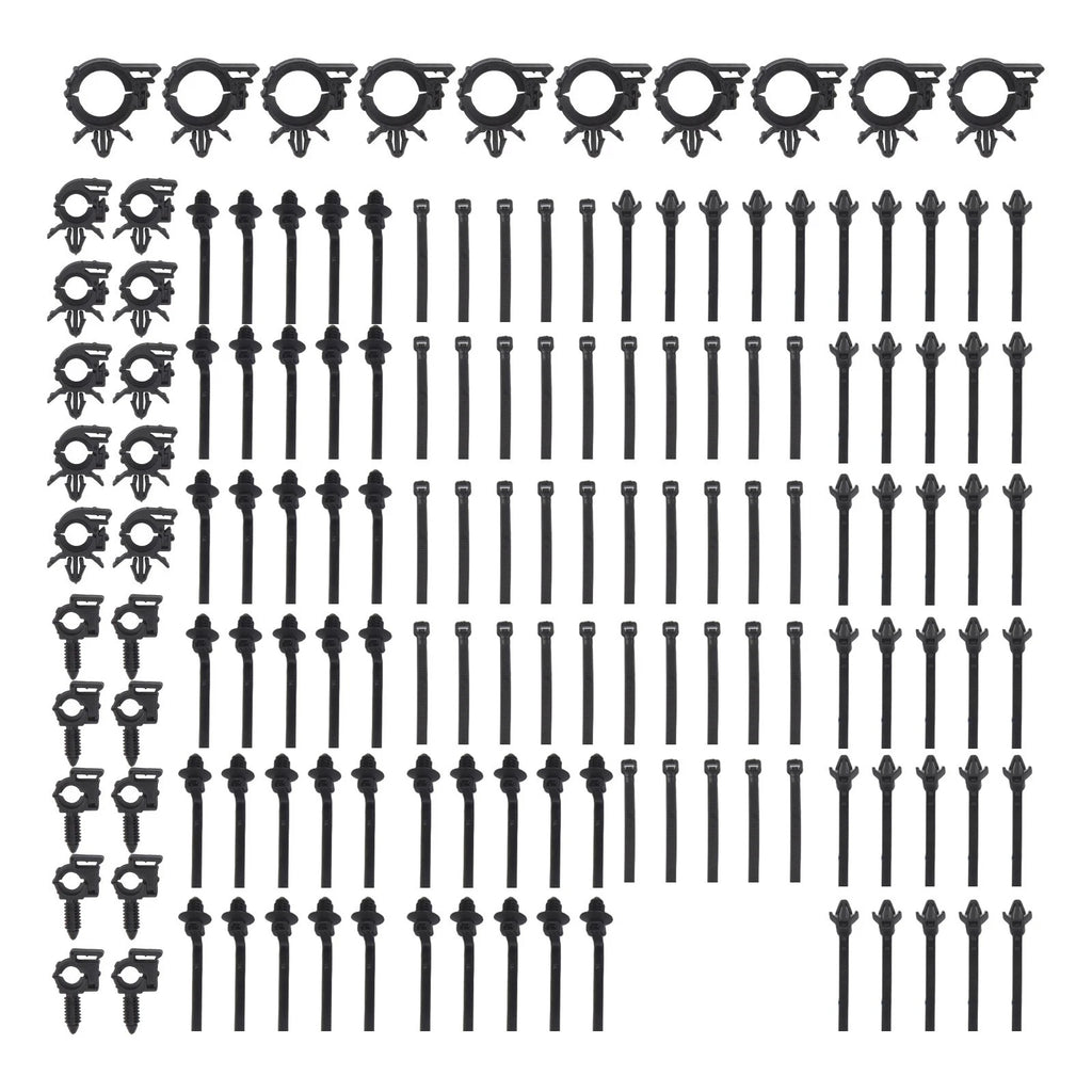 Set of 150 Push Mount Clips for Effective Cable Routing
