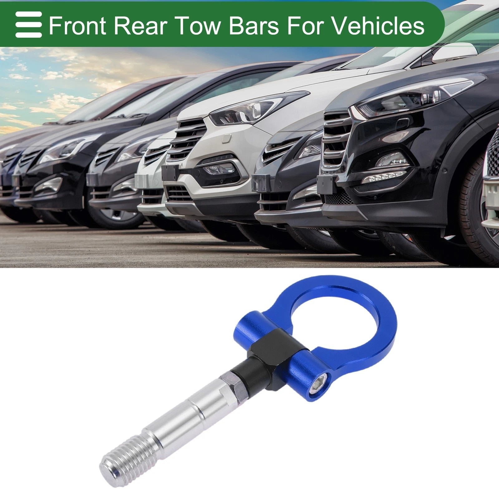 Tow Hook Front Rear Replacement for Mazda RX8 2003-2008 Aluminum Alloy