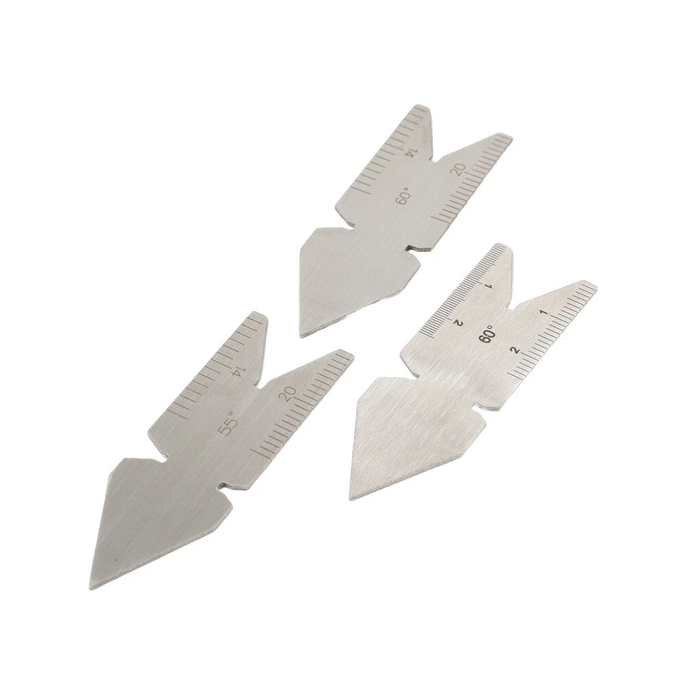 Centre Gauge Fishtail Thread Screw Cutting Gauge Metric 60 55 Degree Tool