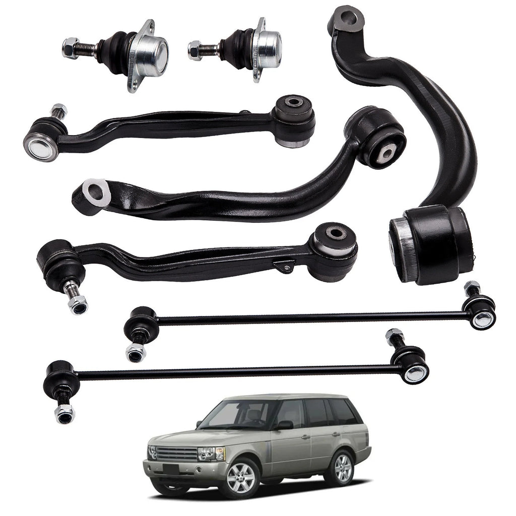 8pcs Control Arm & Sway Bar Link for Land Rover (2003–2012)