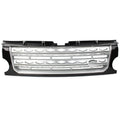 Front Grille Trim for Land Rover Discovery LR3 (2005–2009) Black Silver