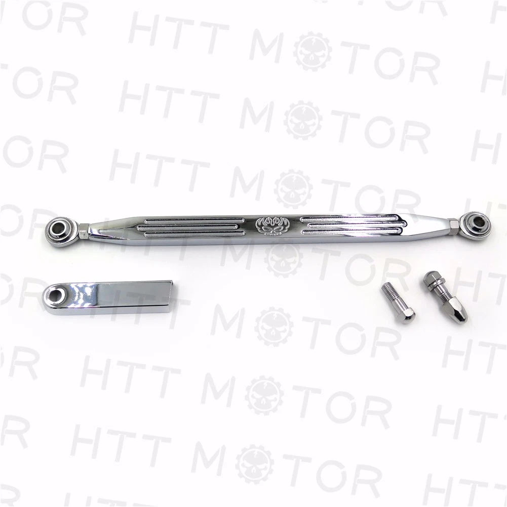 Custom Chrome Edge Cut Gear Shift Linkage for Harley Softail (2018–2023)