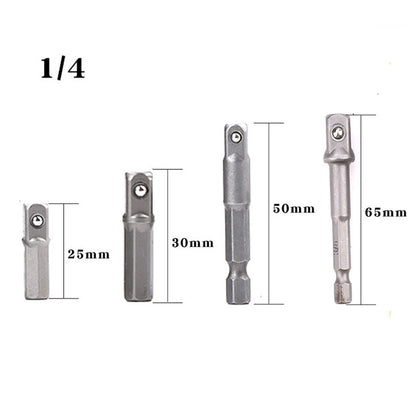 1/4" Socket Adapter for Chrome Vanadium Steel