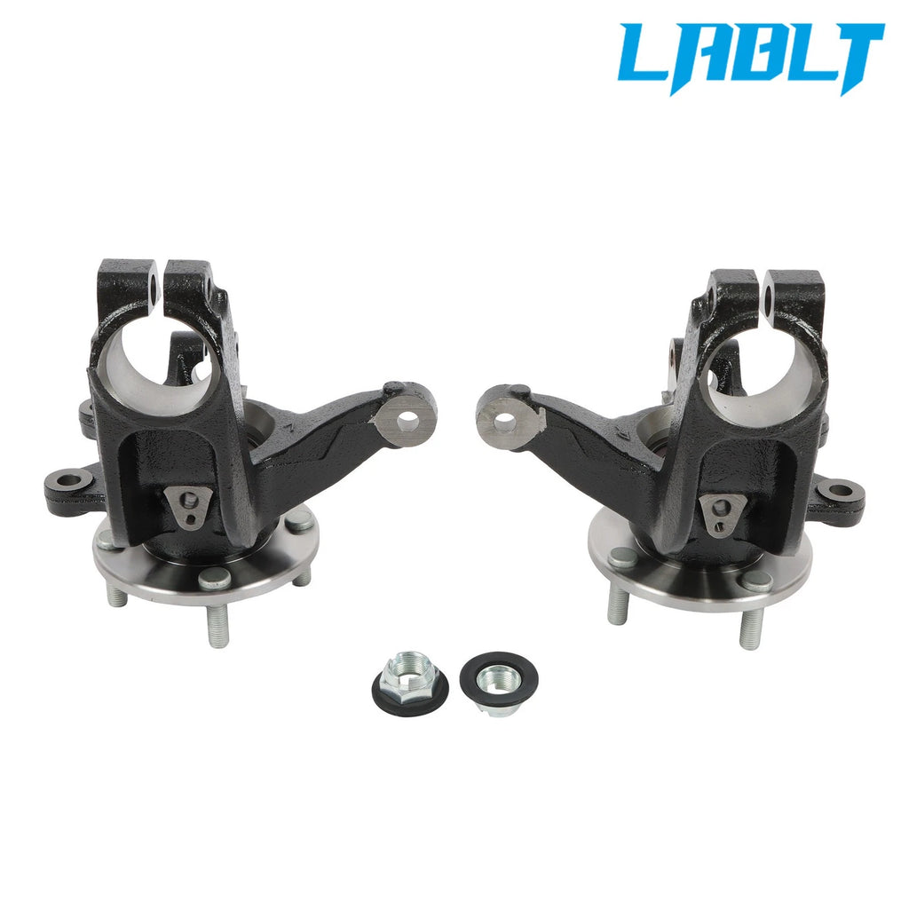 2X Front LH & RH Wheel Bearing Hub Knuckle Assembly for Ford Focus (2006–2011)