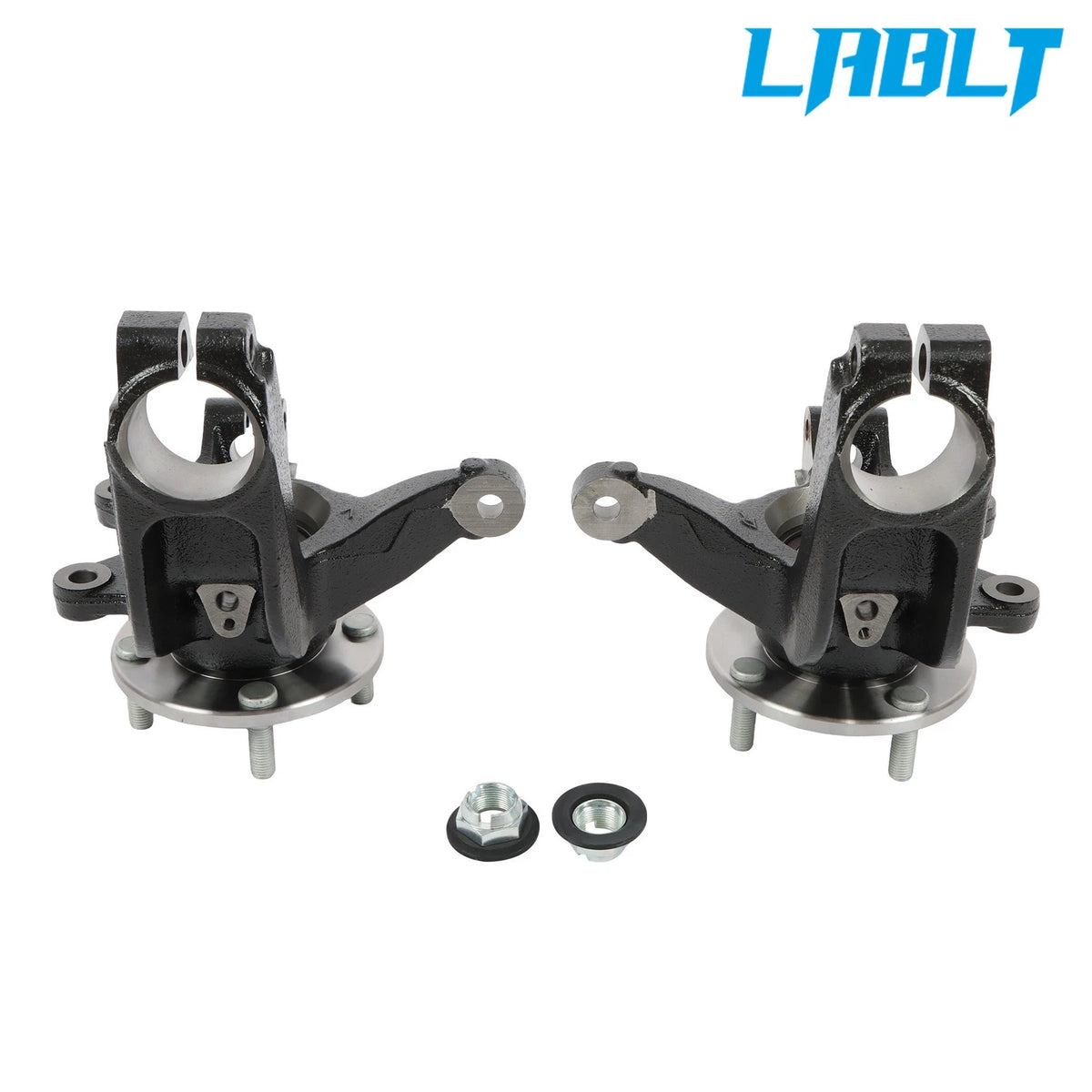 2X Front LH & RH Wheel Bearing Hub Knuckle Assembly for Ford Focus (2006–2011)