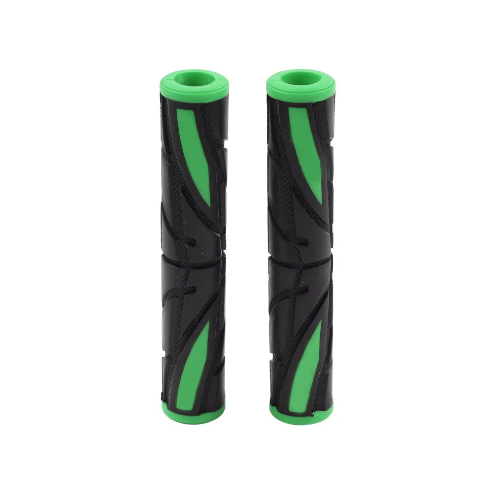 Green Motorcycle Brake Clutch Handle Bar Grips Lever Rubber Sleeve Cover