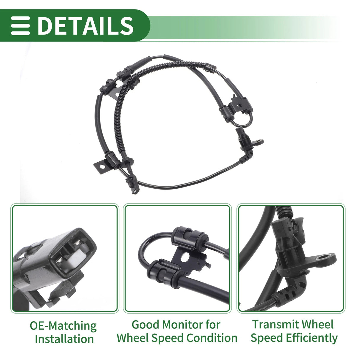 ABS Wheel Speed Sensor No. 956701F300/956701F350 for Hyundai Tucson (2016–2023)