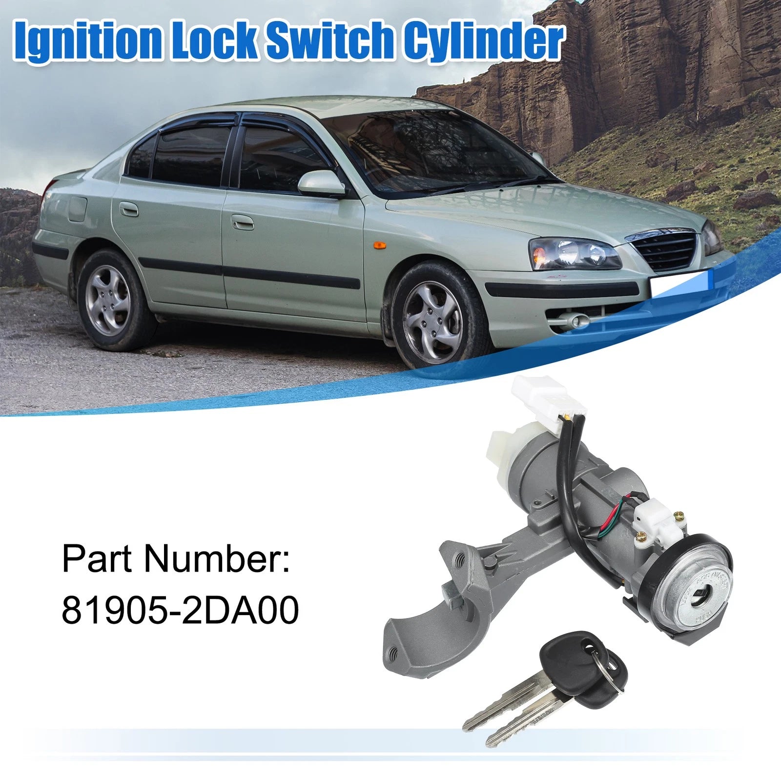 Ignition Switch Lock Cylinder Replacement for Kia Spectra (2005–2009)