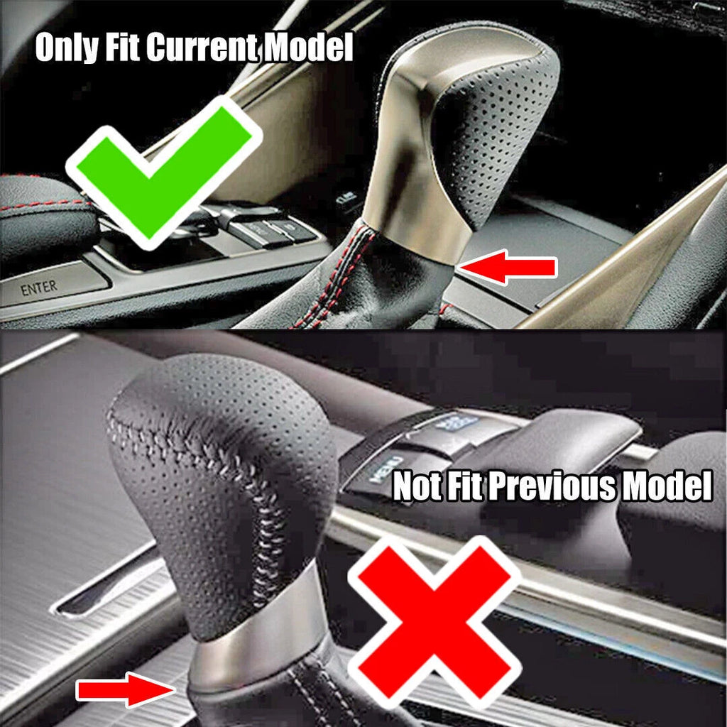 Gloss Black Leather Gear Shift Knob for Lexus ES GS 450h GX IS NX RC RX GX 460