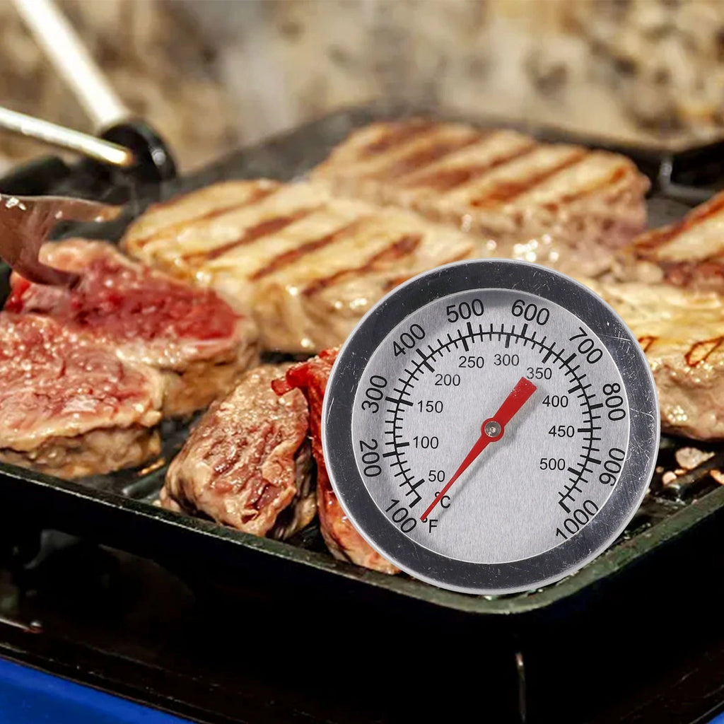 Grill Thermometer 50-500°F for Accurate Cooking (50-1000°F Range)