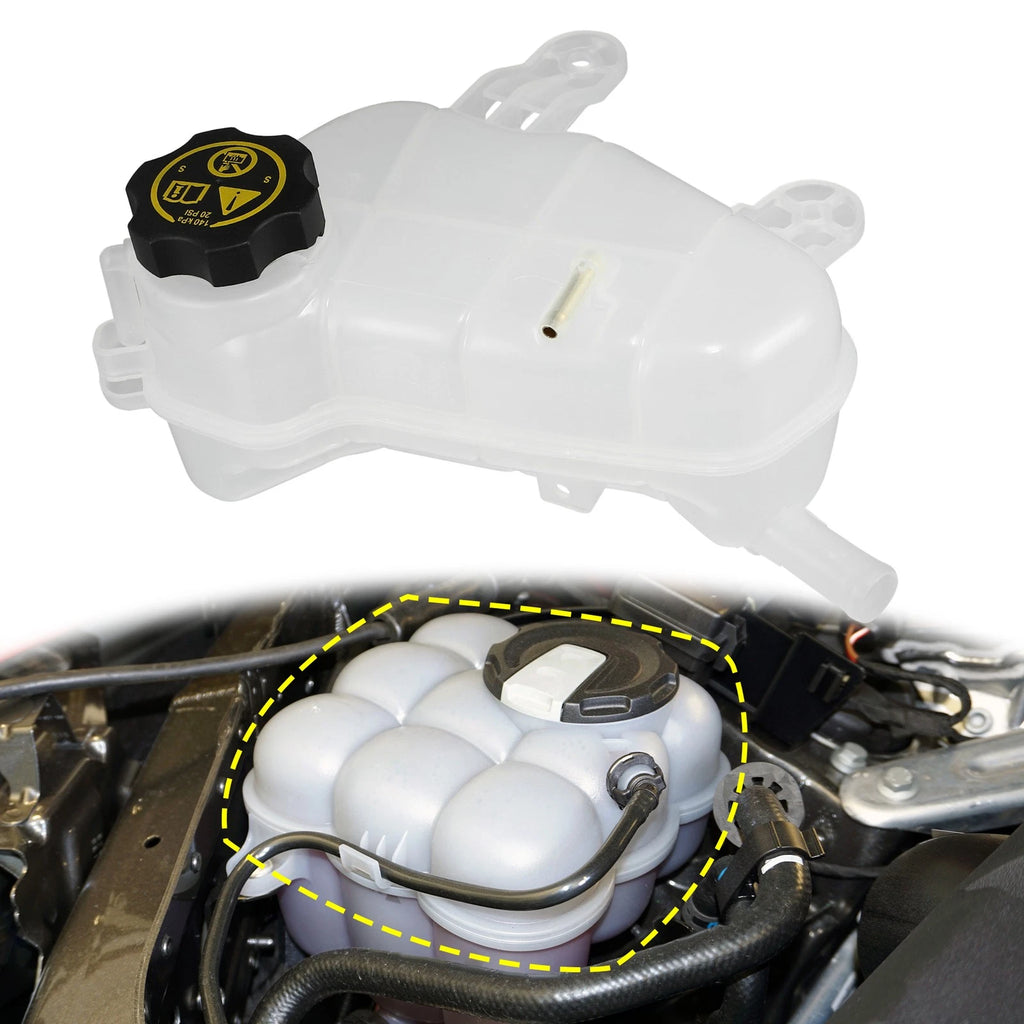 Coolant Radiator Reservoir Tank Replacement with Cap for Chevrolet Sonic (2012–2020)