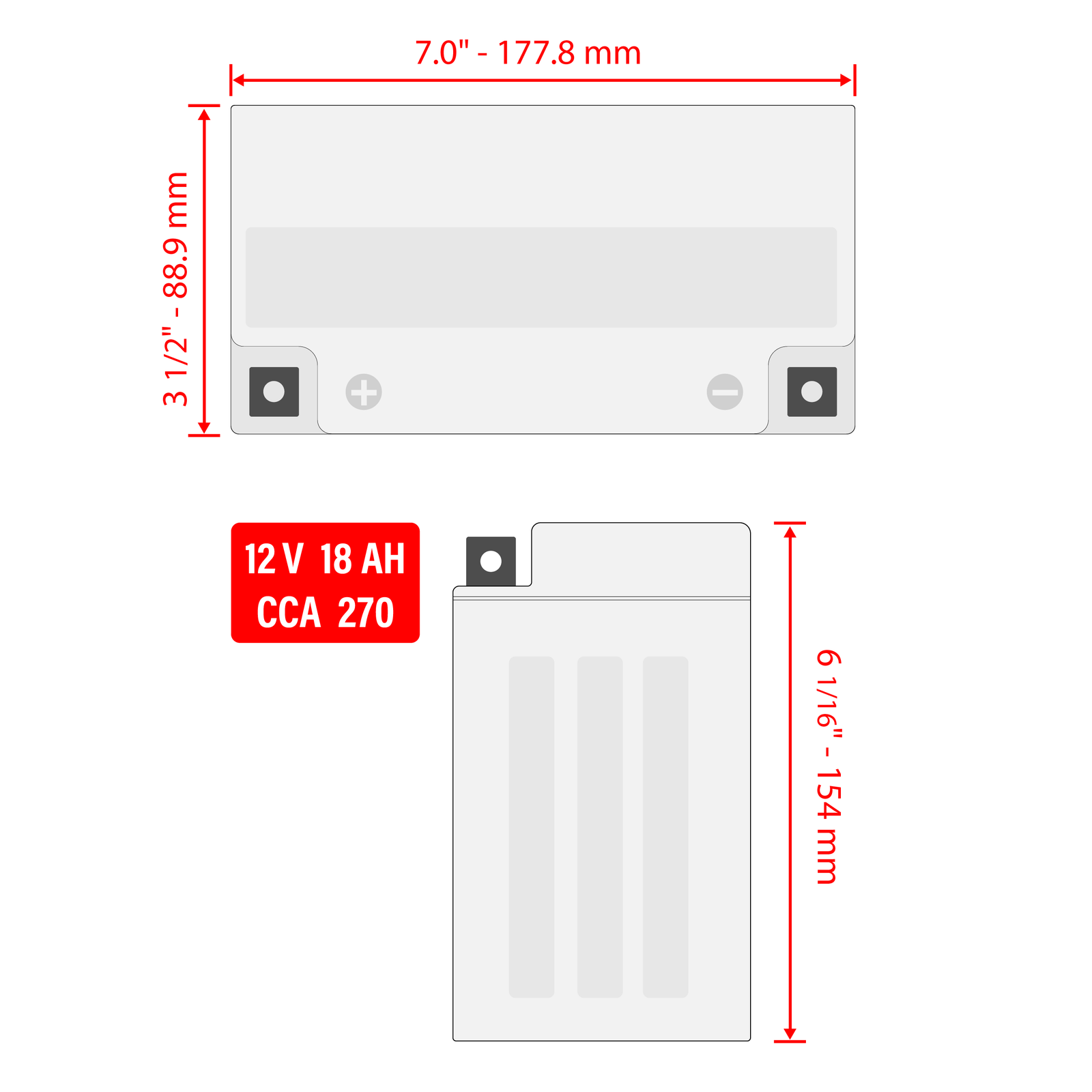 AGM Battery Replacement for Arctic Cat Pantera 600 ESR EFI (2002–2005)