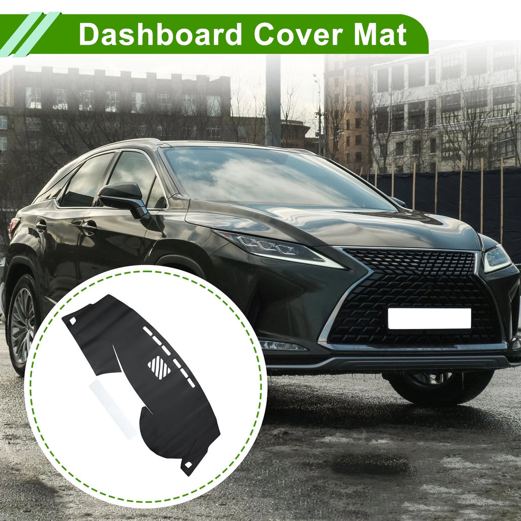 Dashboard Cover for LEXUS RX 350 2010–2015 Dash Mat Carpet Black